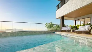 Na Planta - BEIRA MAR - SÃO JOSÉ - 2 suítes
