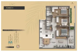 Apartamento 3 quartos Cacupé Florianópolis Live Cacupé