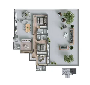 Apartamento 3 quartos Agronômica Florianópolis Stuttgart