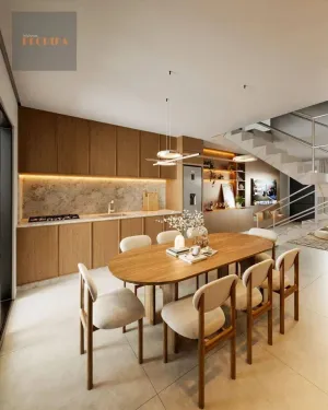 Casa nova com acabamento de alto padrão em loteamento no Campeche